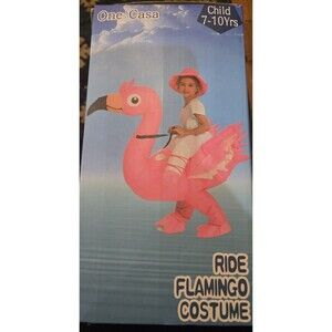Ride Flamingo Inflatable Costume Ages 7 To 10